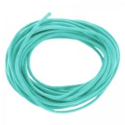 Light Turquoise - Cotton waxed cord 1mm Light Turquoise x5m Cotton waxed cord 1mm Light Turquoise x5m