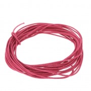 Fuchsia - Cotton waxed cord 1mm Rose Fuchsia x5m Cotton waxed cord 1mm Rose Fuchsia x5m