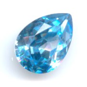 PureCrystal 4320 Pear Fancy Stone 14x10mm Aquamarine