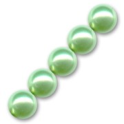 Pearly beads 10mm Light Green x20
