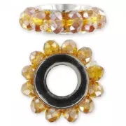 Facetted beads pendant