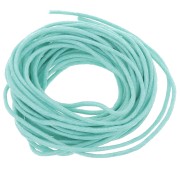 Turquoise Blue - Cotton waxed cord 1,5mm Turquoise x5m Cotton waxed cord 1,5mm Turquoise x5m