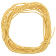 - Cotton waxed cord 1,5mm Yellow x5m Cotton waxed cord 1,5mm Yellow x5m