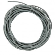 - Cotton waxed cord 1,5mm Grey x5m Cotton waxed cord 1,5mm Grey x5m