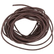 - Cotton waxed cord 1,5mm Brown x5m Cotton waxed cord 1,5mm Brown x5m