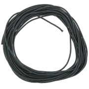 Dark Grey - Cotton waxed cord 1,5mm Dark grey x5m Cotton waxed cord 1,5mm Dark grey x5m