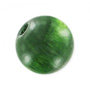Wooden round beads 6mm dark Green x25