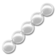 Pearly beads 12mm White x15