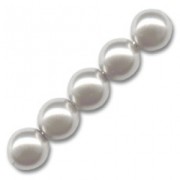 Pearly beads 12mm Light Grey x15