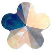 PureCrystal 4744 Flower Fancy Stone 10mm Crystal AB x1