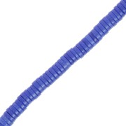 5x1.5mm Round beads Heishi imit gemstone Dark Blue dyed Agate x40cm