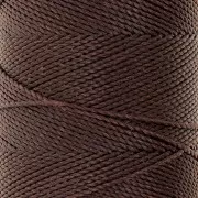 1mm Linhasita waxed thread spool for micro macramé - Cacao (667) x168m