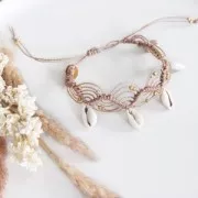 1mm Linhasita waxed thread spool for micro macramé - Cacao (667) x168m