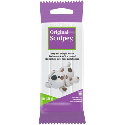 Sculpey Original Modelling Clay - White x454g
