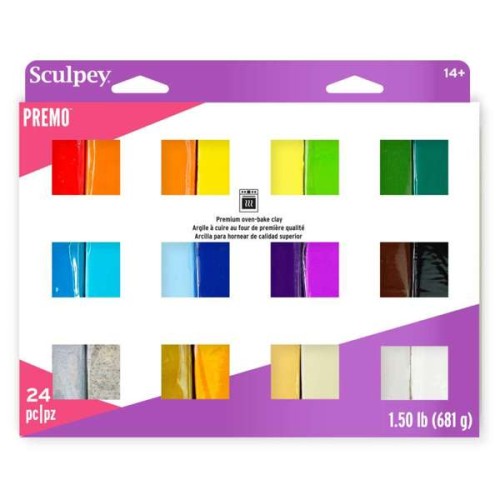Premo clay 24 color assortment x1