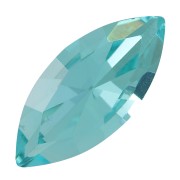 10x5mm Aurora A4200 navette cabochon - Aquamarine x1