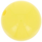 12mm Opaque resin bead - Sunshine yellow x1
