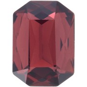 18x13mm Aurora A4627 octogone Cabochon - Burgundy x1