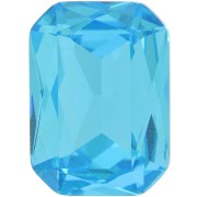 18x13mm Aurora A4627 octogone Cabochon - Aquamarine x1