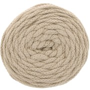 5mm Cotton Air macramé cotton cord spool - Beige x50m