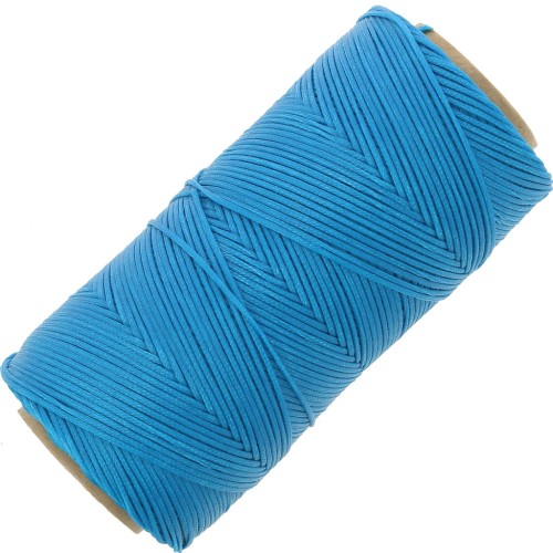 1.4mm Linhasita wax thread for micro macrame - Dark Turquoise (707) x167m
