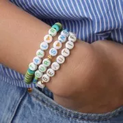 Kit of 3370 letter & seed beads 8/0 for friendship bracelets - Multicolored x1