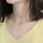 2mm Stainless steel 304L Fancy mesh choker x46cm