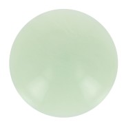 12 mm round cabochon in translucent resin - Marbled Lichen x1