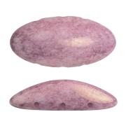20x10mm Athos 3D 3 holes® by Puca® - Opaque Light Rose Ceramic Look x1