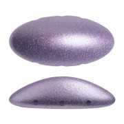 20x10mm Athos 3D 3 holes® by Puca® - Purple Metallic Mat x1
