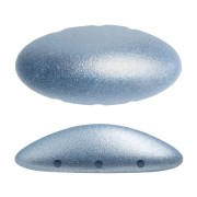 20x10mm Athos 3D 3 holes® by Puca® - Light Blue Metallic Mat x1