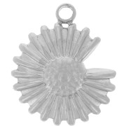 10mm Stainless steel 304L Daisy flower charm x1