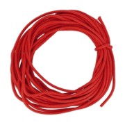 Red - Cotton waxed cord 2mm Red x5m Cotton waxed cord 2mm Red x5m