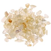 Bag of mini rolled stones - Unperforated stone chips - Citrine x20g