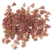 Bag of mini rolled stones - Unperforated stone chips - Imitation Sunstone x20g