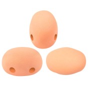 7x5mm Glass beads Samos® by Puca® La Divine Peach Mat x10g