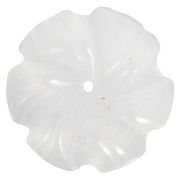 20mm gemstone flower pendant - Agate x1