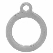 10mm Stainless steel 304 Round hollow pendant x1