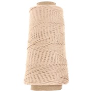 Organic Cotton Detox XL combed macramé cotton cord spool - Blush x200m