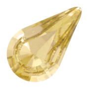 10x6mm PureCrystal 4328 Cabochon - Light Topaz x1