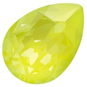 14x10mm PureCrystal 4320 Cabochon - Crystal Electric Yellow Ignite x1