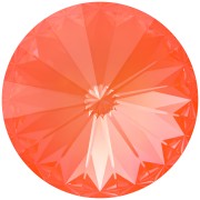 14mm PureCrystal 1122 Rivoli Cabochon - Crystal Electric Orange Ignite x1