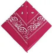 Fuchsia - Bandana 100% cotton - Cashmere pattern - Fuchsia x1 Bandana 100% cotton - Cashmere pattern - Fuchsia x1