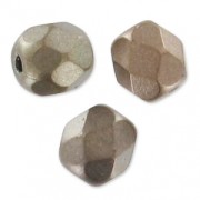 Fire Polished faceted round beads 3mm Zinc Iris x50