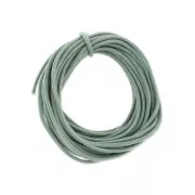 Waxed cotton 2 mm Pastel green x5 m