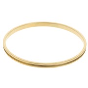 4x62mm Stainless steel 304 Grommet for weaving Delica 11/0 - 1 row 1.5mm - Gold x1
