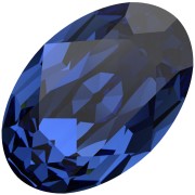 6x4mm Cabochon PureCrystal 4120 - Reinvented Dark Sapphire x1