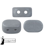 4x6mm Lipsi® glass beads by Puca® - Vogue Grey Medium Mat x10g