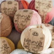 Handmade crochet Natura XL DMC 6mm bamboo x1