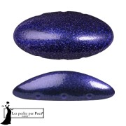 20x10mm Athos 3D 3 holes® by Puca® - Royal Blue Metallic Mat x1